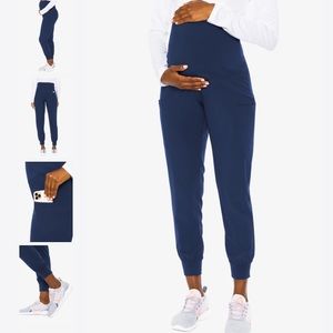 Maternity scrub bottom joggers size small petite